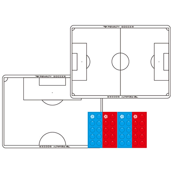 市場 PENALTY サッカーA4作戦盤 ペナルティ PE9407