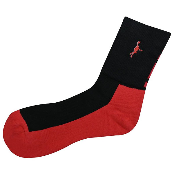 インザペイント(IN THE PAINT) ITP860B BLK/RED バスケットボール ソックス 20FW