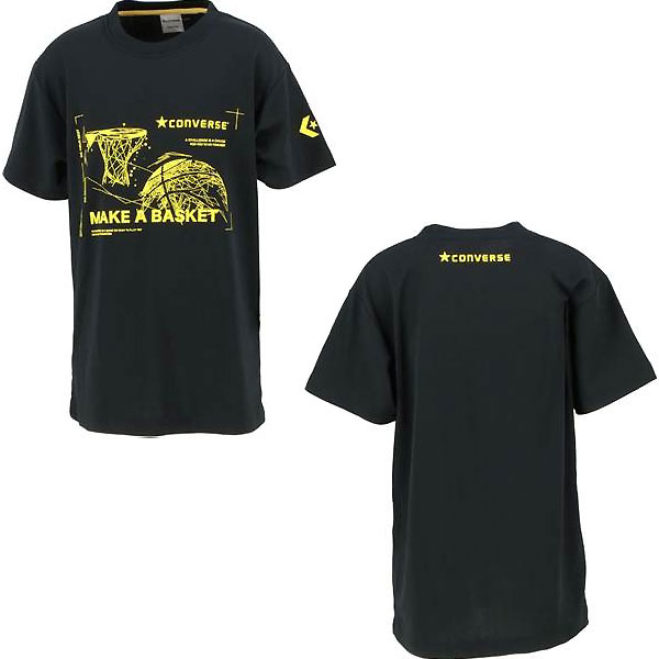 年末のプロモーション CONVERSE コンバース CB421354 1952 バスケットボール ジュニア プリントTシャツ 22SS  www.surpr.com.