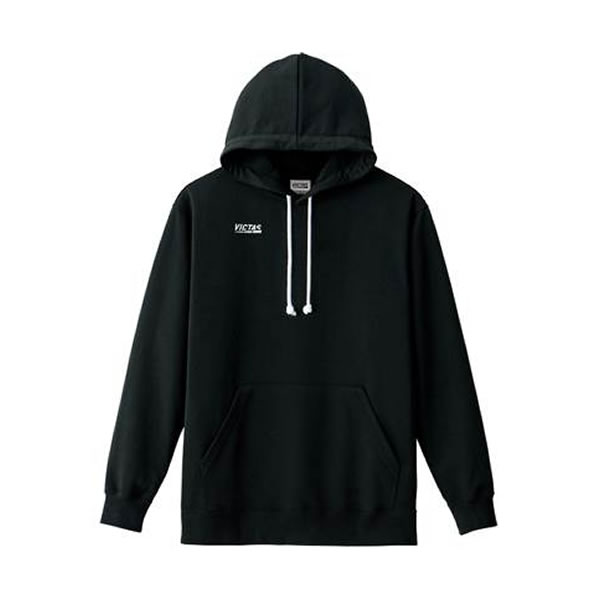 高い素材 VICTAS ヴィクタス 642111 1000 卓球 プレイロゴプルパーカー PLAY LOGO PULL PARKA 22SS