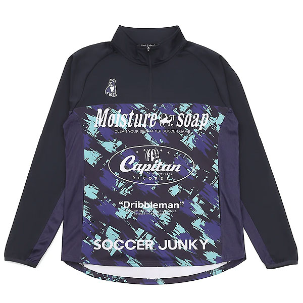 ＜限定クーポン発行中 4/10 01:59まで お買い物マラソン＞ soccer junky（サッカージャンキー）　SJ24D14 21　サッカー　フットサル　LALALA+8 ハーフZIP トレーニングトップ 24FW