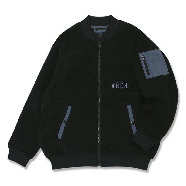 ARCH（アーチ）　T724108 BLK　バスケットボール　boa fleece bomber jacket 24FW