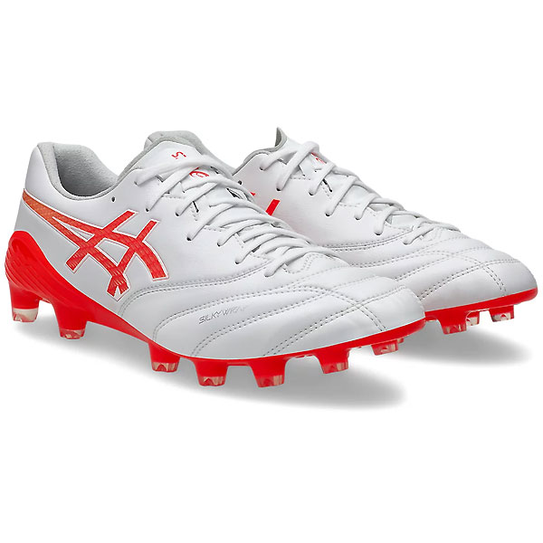 asics（アシックス）　1101A076 101　サッカー　スパイク　DS LIGHT ディーエスライト X-FLY 6 25AW