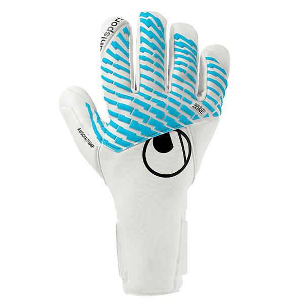 ＜限定クーポン発行中 7/26 01:59まで お買い物マラソン＞ uhlsport（ウールシュポルト）　1011379 01　サッカー　GKグローブ　サイバーテック アブソルートグリップ ハーフネガティブ 25FW｜アンドウスポーツ