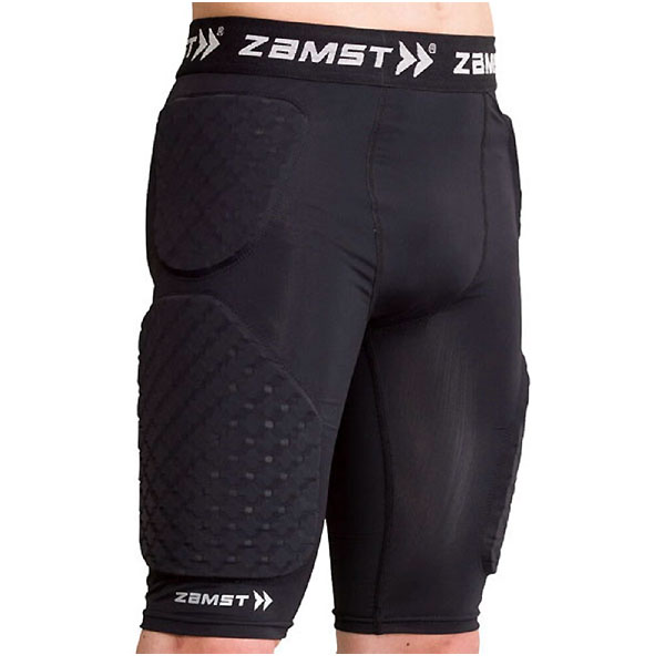 ザムスト（ZAMST）　388904　バスケットボール スパッツ　サポーター ブレイブパッドショーツ LLサイズ 25FW