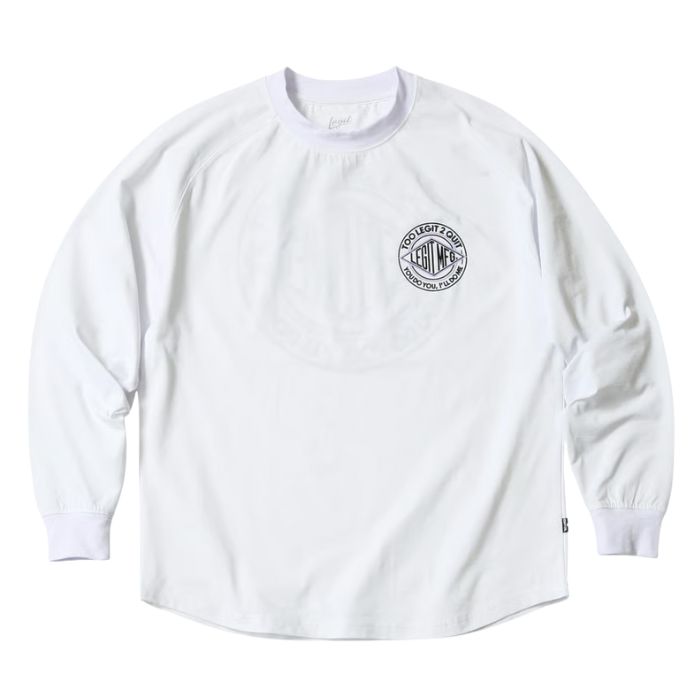 ＜ネコポス発送 送料無料＞ LEGIT（レジット）　25021007 WHT　バスケットボール 長袖Tシャツ Hollow L/S TEE　25FW