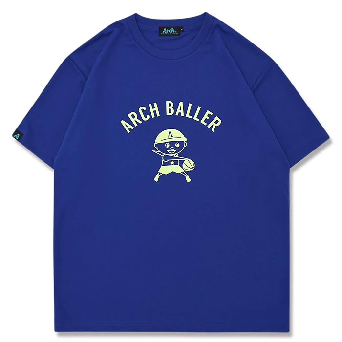 ＜ネコポス発送 送料無料＞ ARCH（アーチ）　T125167 BLU　バスケットボール　Ｔシャツ　shammgod tee DRY 26SS