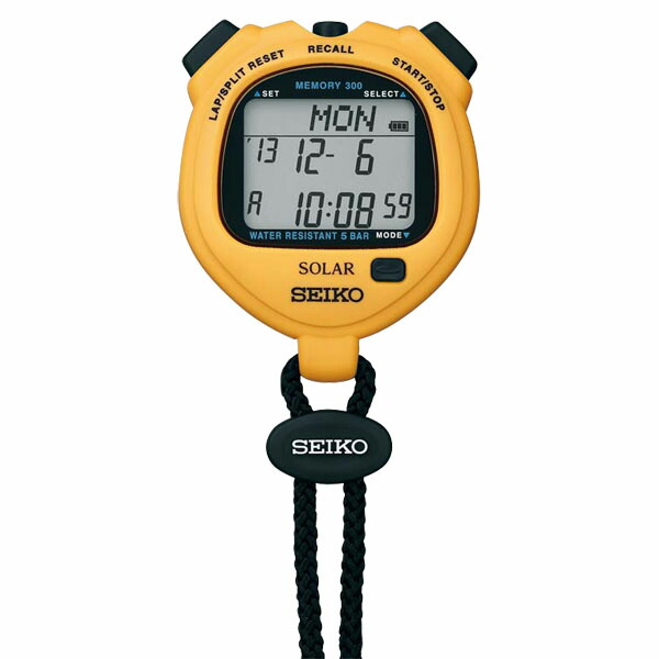 ＜限定クーポン発行中 4/10 01:59まで お買い物マラソン＞ SEIKO（セイコー）　SOLER STANDARD(イエロー)　SVAJ003　マルチSP　タイマー 13SS