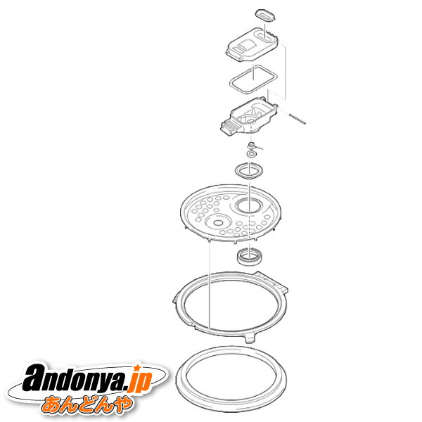 《送料区分1》三菱 三菱電機 MITSUBISHI ELECTRIC 炊飯器用 純正品 交換用 部品 放熱板組立（内蓋/内フタ）M15E95330H