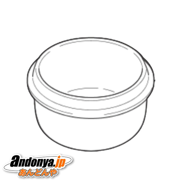 《送料区分1》三菱 三菱電機 MITSUBISHI ELECTRIC 炊飯器用内釜 1.0L(5.5合)純正品 交換用 部品 M15W39340|あんどんや