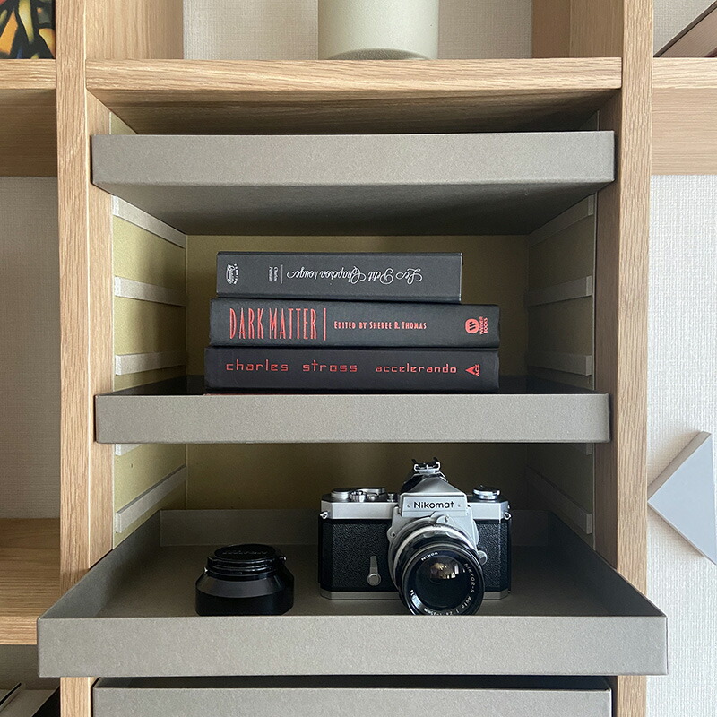 お買い物マラソンポイント5倍】【無印良品専用】DRAWER6段セット+RAIL