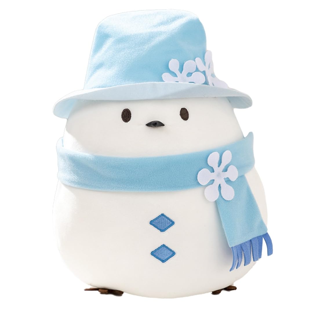 シマエナガ ぬいぐるみ 雪だるま リアル 面白い かわいい ゆきだるま 新年抱き枕 クリスマス おもちゃ 置物 もちもち 柔らかい プレゼント 25cm お祝い 贈り物 雑貨 グッズ 飾り物ストレス解消