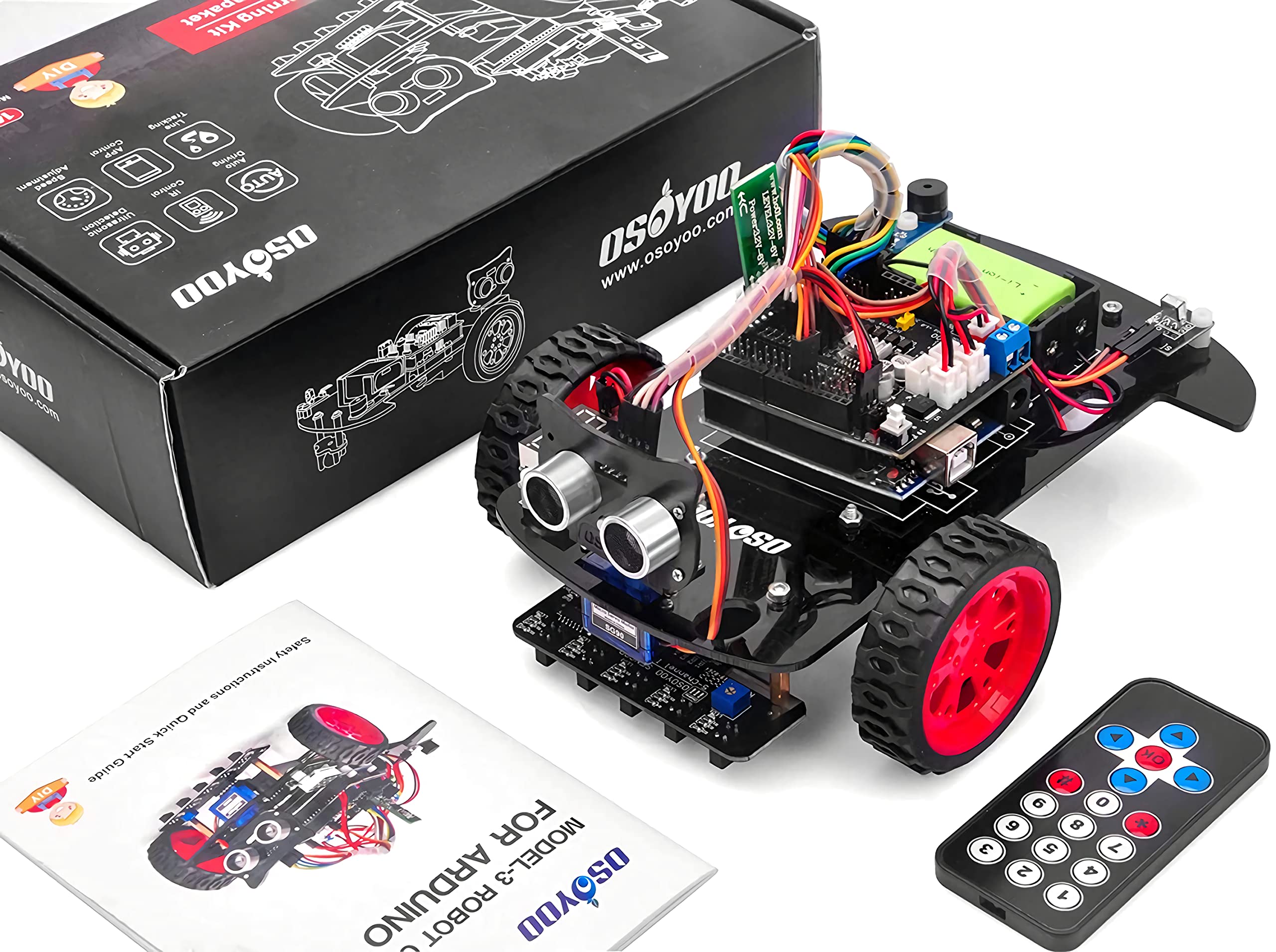 楽天市場】OSOYOO2輪 駆動 スマート ロボットカー スターター