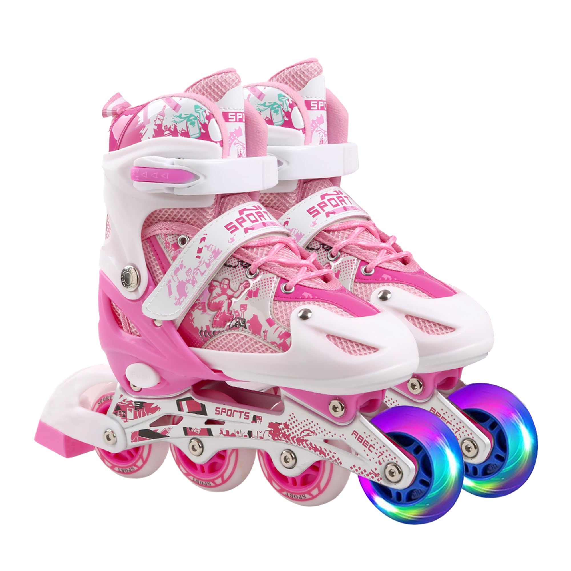 インラインスケート インラインシューズ ローラースケートInline skate 初心者向け 男女問わず 耐久 通気性 安全 アウトドア 静音 サイズ調整可能大人 子供用 ジュニア ローラー人間工学に基づいたデザイン
