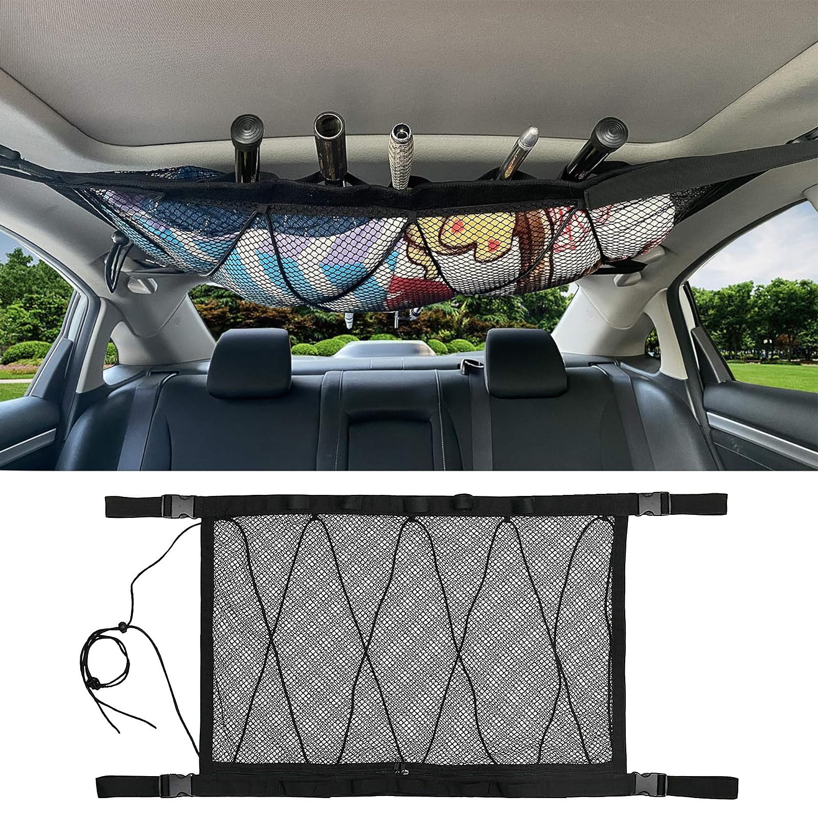 【最終値下げ】ルーフラックとカーゴネット　セット CURT（車） [CURT正規品]ルーフラック/カーゴネット/クロスバー