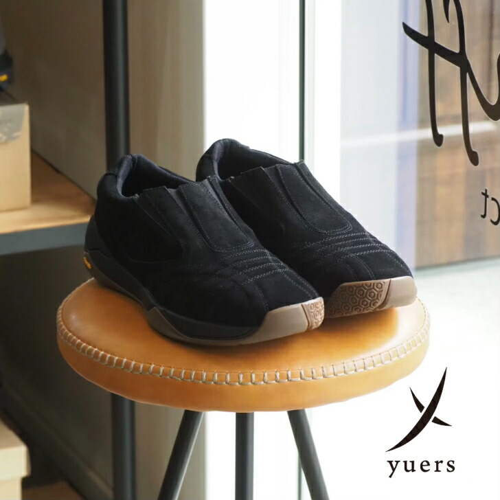 【スリッポンモデルをベースに現代的にアップデート】yuers(ユアーズ)/SEAGULL/スニーカー/26ss【BLACK】
