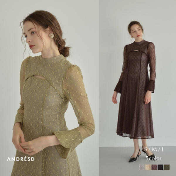 楽天市場】【公式】 ANDRESD アンドレスド 【 detail tops set dress