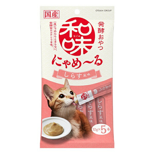 アース 和味 にゃめ~る しらす風味 5本入り(12g×5本) アース 和味 にゃめ~る しらす風味 5本入り(12g×5本)