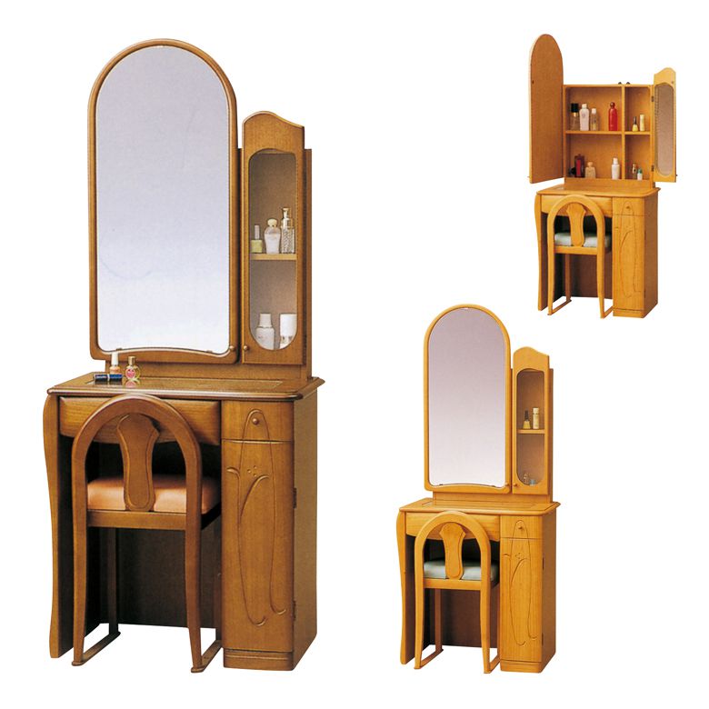 ドレッサー　ライトブラウン　椅子、ライト付き 楽天市場】【全商品に使える11%offクーポンあり!!】 ドレッサー デスク