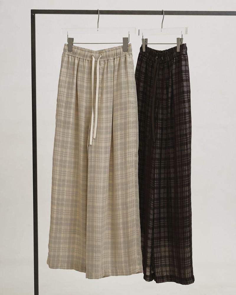 ＊即出荷OK 土日も対応可能 TODAYFUL トゥデイフル Check Jacquard Pants 12610710 ボトムス 2026 Spring/Summer 2026年5月入荷予定｜ANERCA