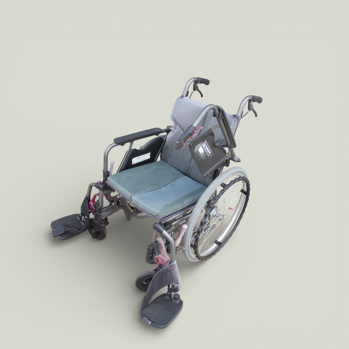 【中古】 貨物輸送無料 カワムラサイクル 自走式車いす KMD-B22  ts-26-0129-03