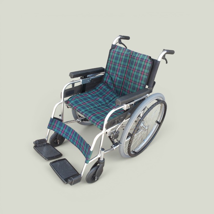 【中古】 貨物輸送無料 ミキ 自走式車いす MYU-226JD ts-26-0511-07