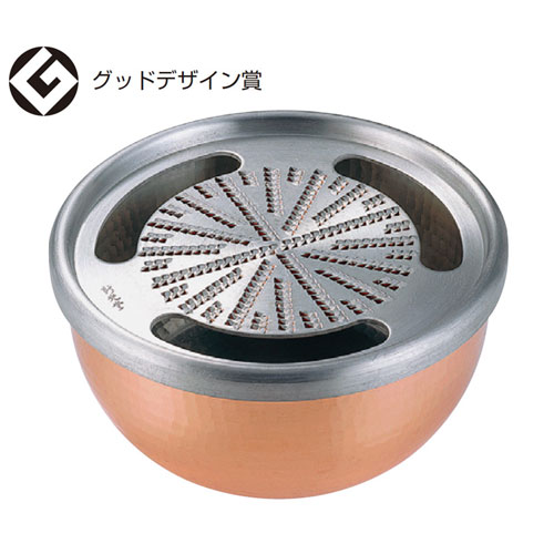 純銅手造り おろし器 新光堂 日本製 薬味おろし付　　　　未使用 Amazon | 日テレ7公式 純銅手造りおろし器 薬味おろし付き 職人 手作業