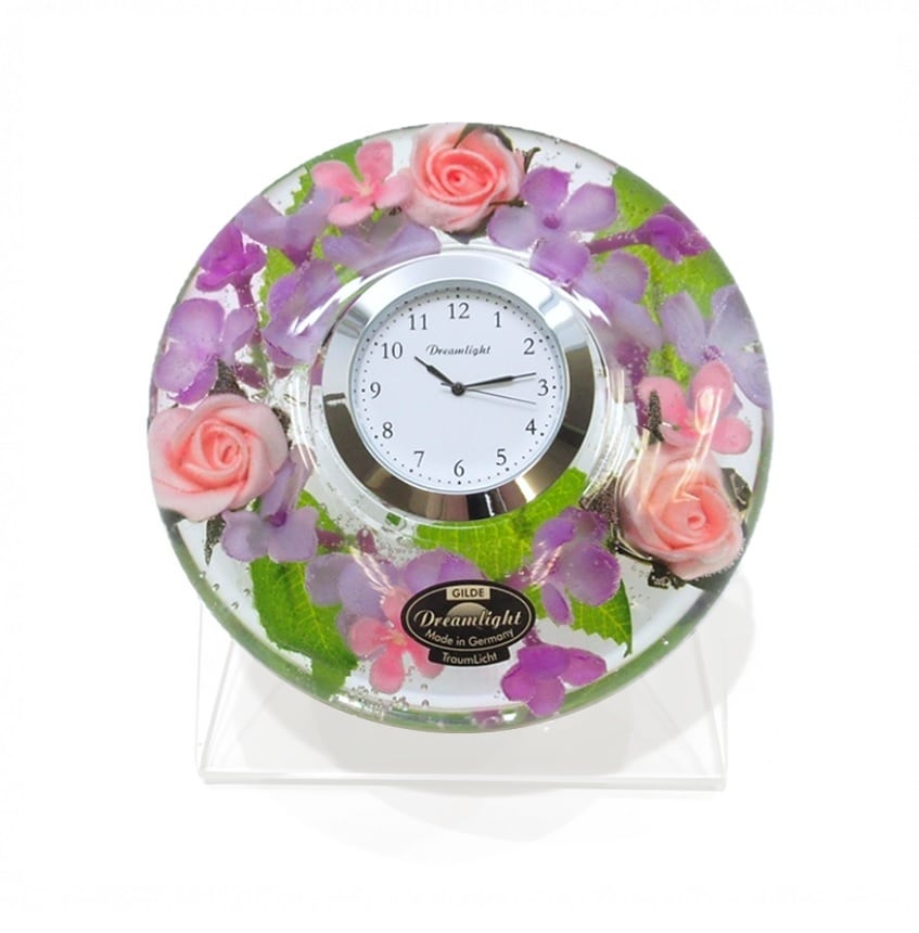 【DreamClock/ドリームクロック】＜フローララ＞シリーズ　花時計 　　母の日　誕生日　内祝い お返し 出産祝い 結婚内祝い 結婚祝い 引越祝い　新築祝い　引出物　ギフト　おしゃれ　インテリア
