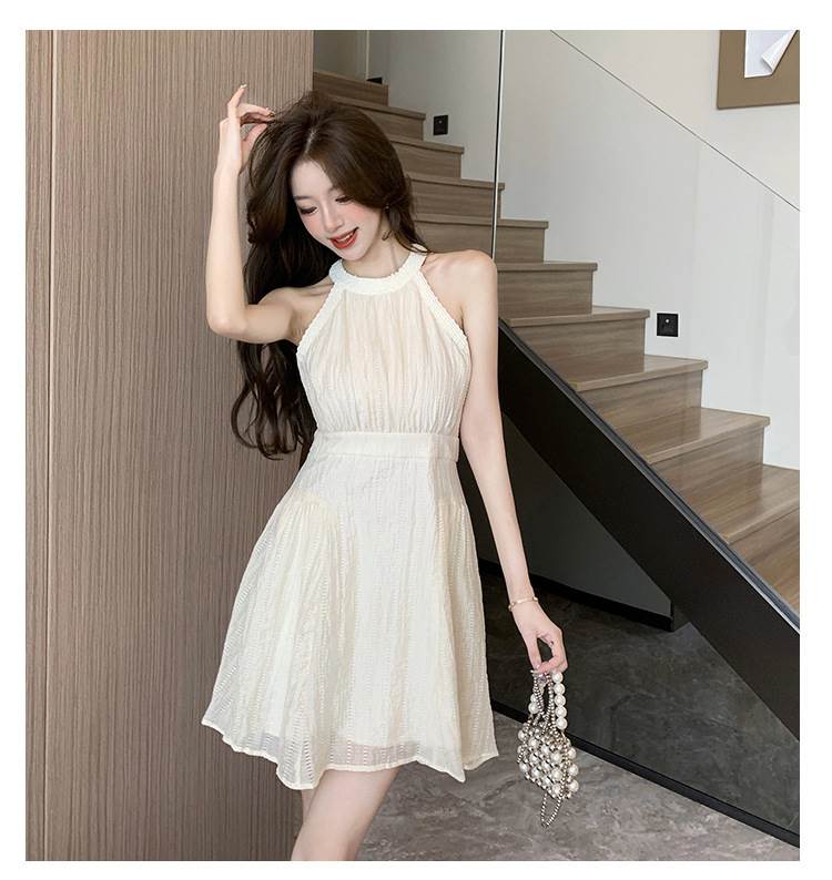 楽天市場】レディース ホルターネック ミニ ワンピース ドレス 春 夏