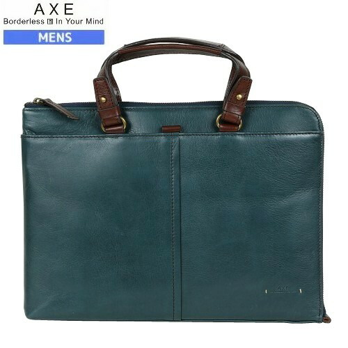 アックス 商行為御徒面子 AXE 43%OFF 1点極限点 メンズ ブランド名 差し上げ物 差し上げ物 本革 かっこ良い表現スタイル なめし革 薄マチ A4 青 23/7/3 200723