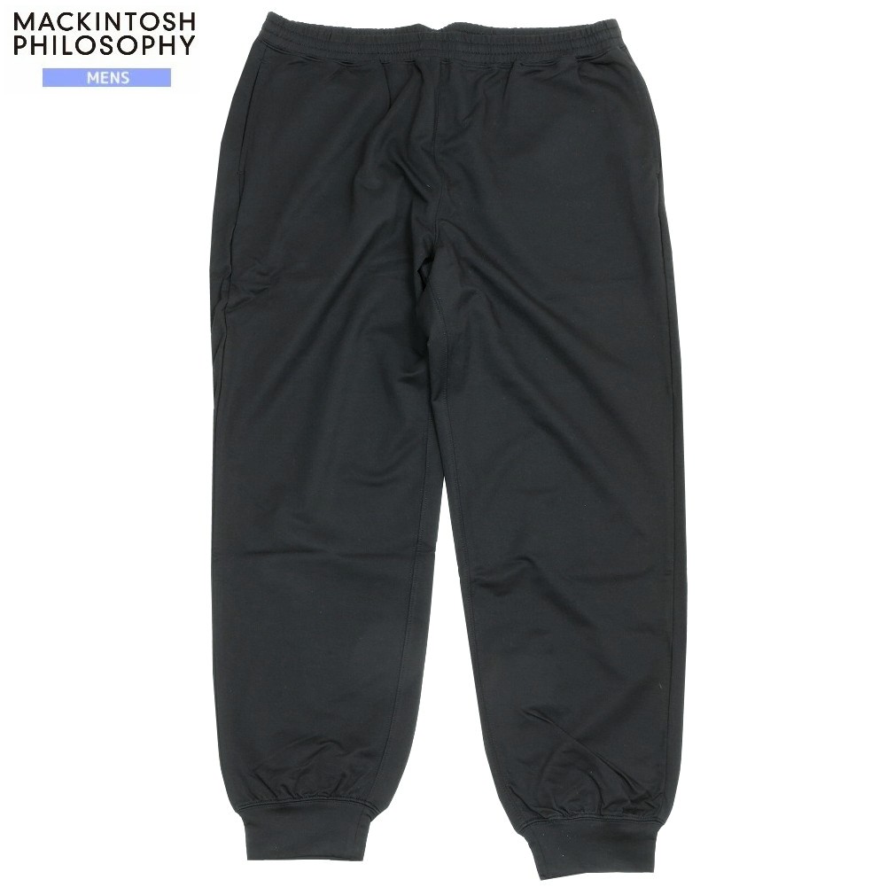 マッキントッシュ ジョガーパンツ MACKINTOSH PHILOSOPHY 44%OFF メンズ ブランド ワンポイントロゴ レーヨン混 ルームウェア 黒 1812BE