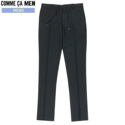 コムサメン スラックス COMME CA MEN 61%OFF メンズ ブランド ギフト プレゼント ソロテックスフルフラン イージースラックス 黒 23/9/5 280923【ネコポスで送料無料】