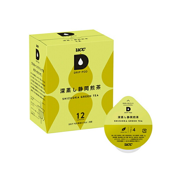 ユーシーシー UCC DRIPPOD ドリップポッド 静岡まろみ焙じ茶　12箱入 Amazon.co.jp: UCC ドリップポッド 専用カプセル 静岡まろみ