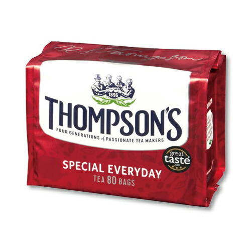 【楽天市場】THOMPSON'S トンプソンズティー スペシャルエブリデイ【ポット用ティーバッグ・紐なし】 80p 紅茶 ティーバッグ：珈茶