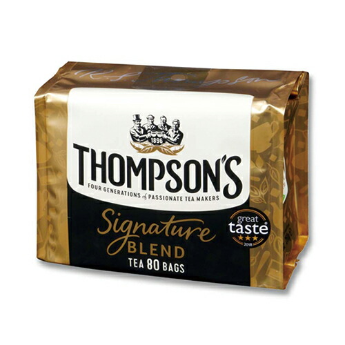 【楽天市場】THOMPSON'S トンプソンズティー シグネチャーブレンド【ポット用ティーバッグ・紐なし】 80p 紅茶 ティーバッグ：珈茶