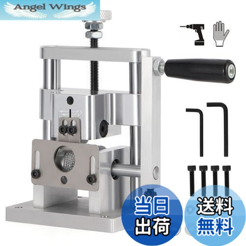 【送料無料】CGOLDENWALL 剥線機 ワイヤーストリッパー Φ0.5-30mm 電線の被覆剥がし/カット/切断 手動・電動両用 ネジ/G型クリップ卓上固定 電線皮むき機 ケーブルストリッパー スムーズに剥ける 剥線器 業務用 日本語説明書付き