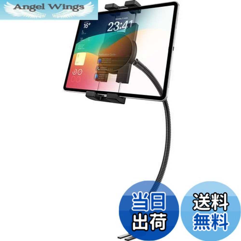 【送料無料】woleyi 車載ホルダー トラック シートレール用 タブレットホルダー カー前席 シートボルト タブレットスタンド 500ｍｍフレキシブル長さ 金属アーム グースネック 360度回転 安定性 日本語説明書付き 対応機種4-13インチデバイス iPad Pro 12.9 11 9.7 / Air Min