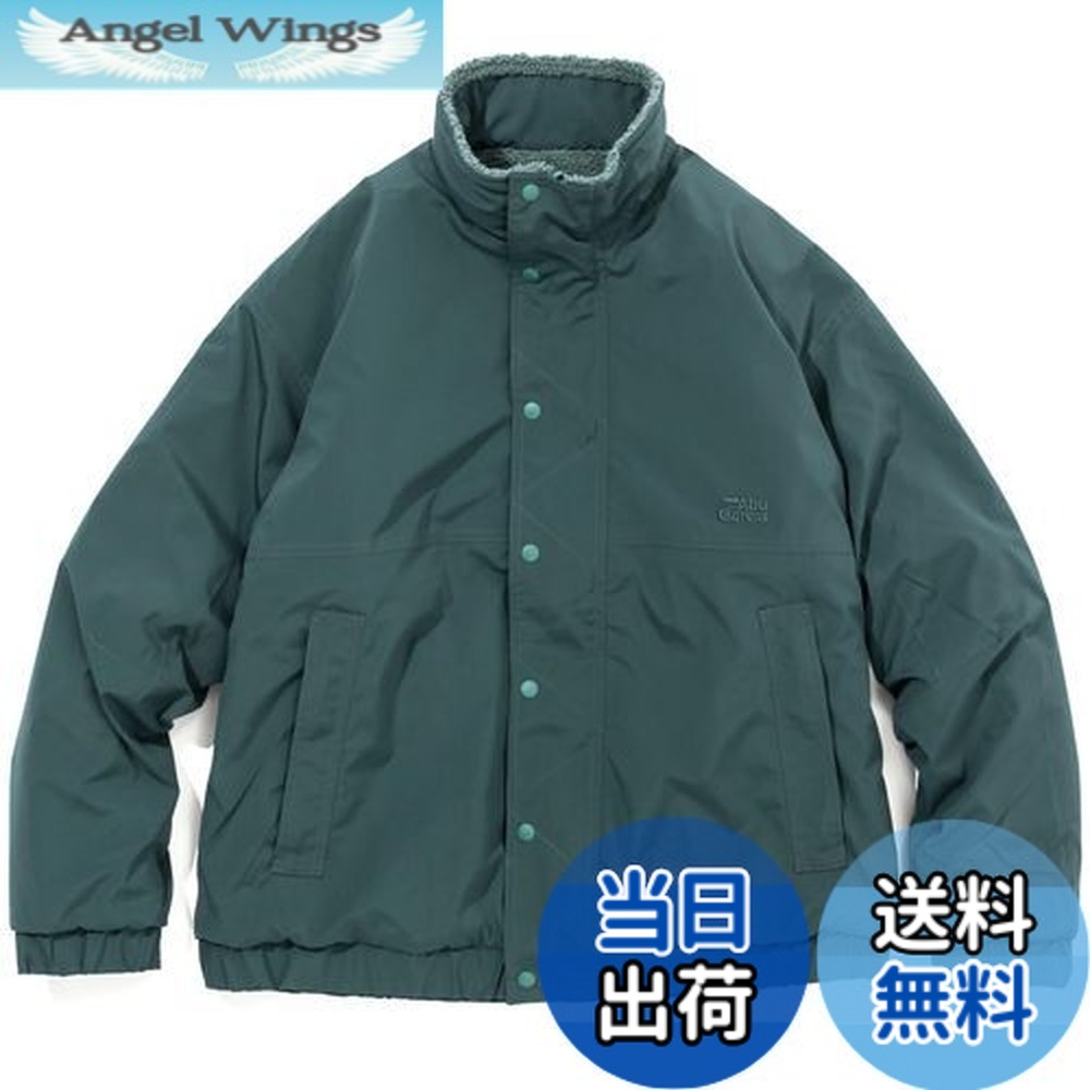 【貨物輸送無料】AbuGarcia (アブガルシア) リバーシブルブルゾン 緑であること L大いさ