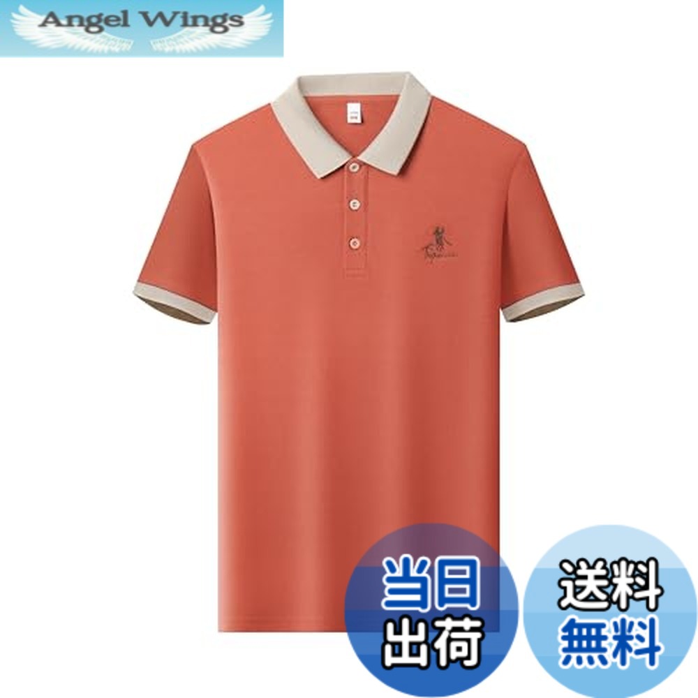 【送料無料】[FHLHY] ポロシャツ ビジネス メンズ 夏服 カジュアル シンプル スポーツ テニス シャツ 半袖 複数の色