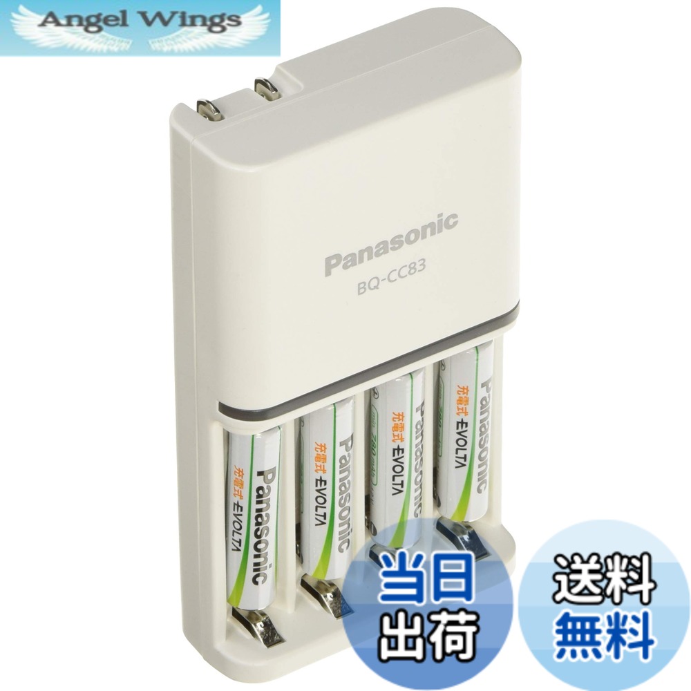 【貨物輸送無料】パナソニック 単4形 申し受ける式エボルタ 4本付申し受ける器仕掛ける K-KJ83MLE04