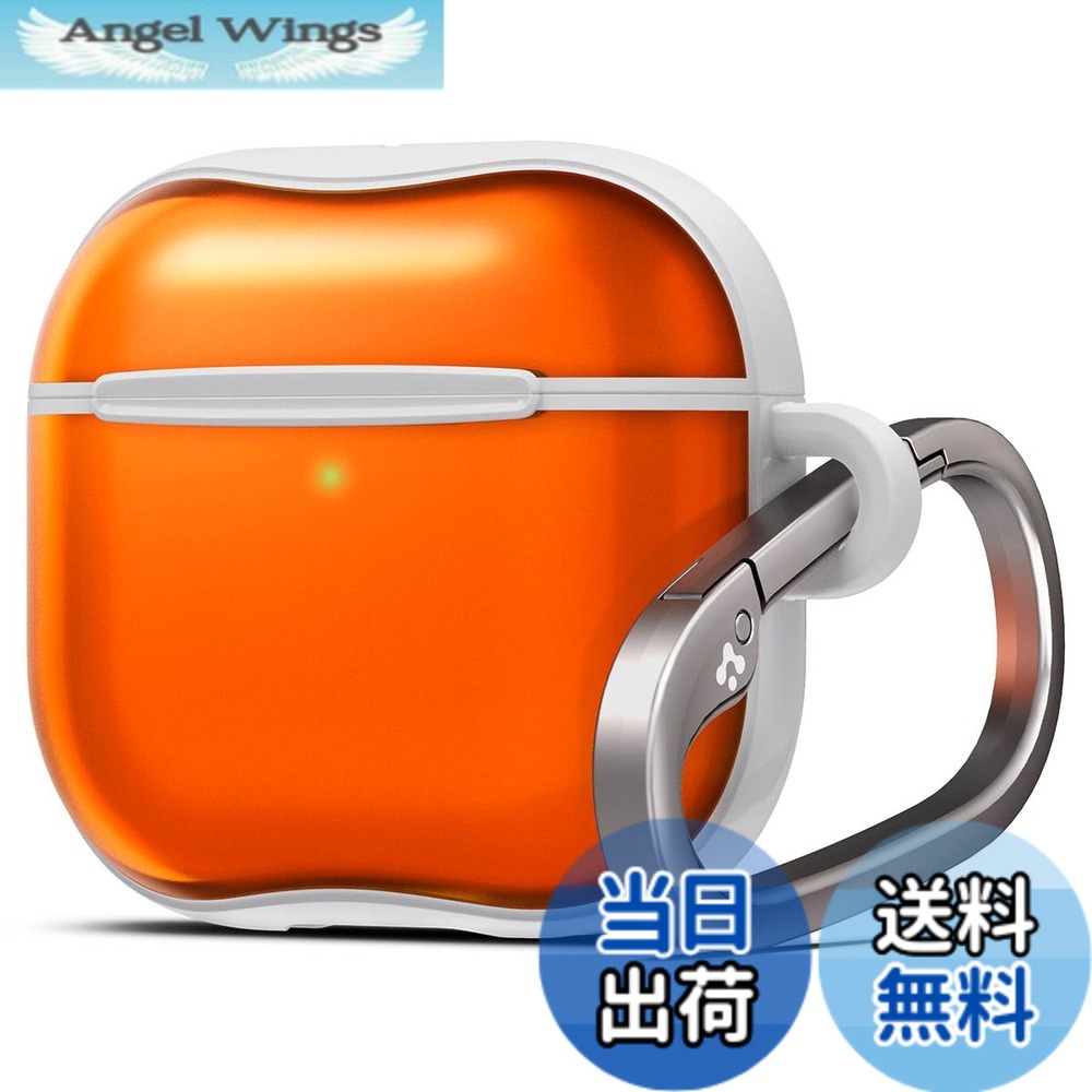 【送料無料】Spigen Airpods 第4世代 ケース AirPods 4 ケース TBU 半透明 ワイヤレス充電 対応 スリム 軽量 耐衝撃 クラシック・C1 ACS08647 (タンジェリン) 4,665円