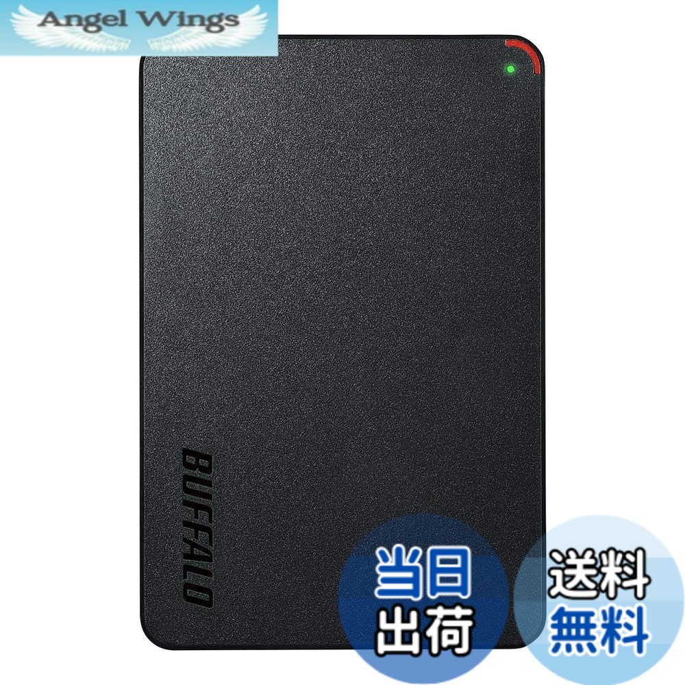 【送料無料】BUFFALO ミニステーション USB3.1(Gen1)/USB3.0用ポータブルHDD HD-PCFSU3-BBAシリーズ 色:ブラック、サイズ:5.0TB|Angel Wings