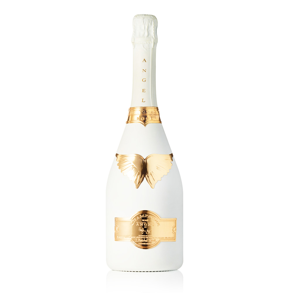 ANGEL CHAMPANGNE NV Brut Rose White | labiela.com