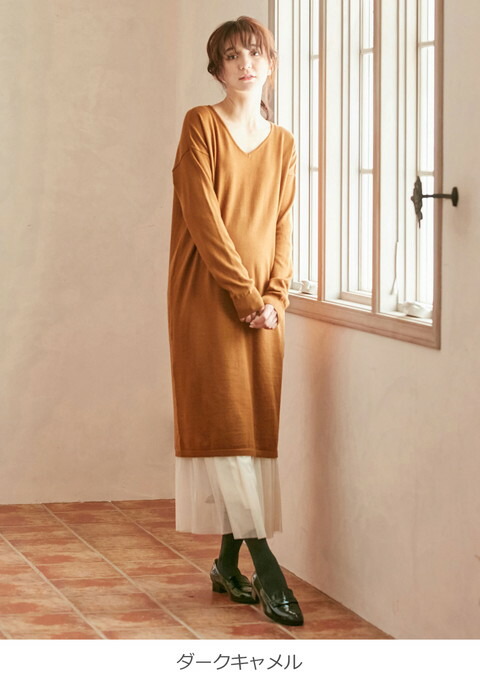 楽天市場 2点購入で50 Off対象商品 マタニティ ワンピース ウォッシャブルニットワンピース産前 産後 妊婦服 マタニティー マタニティ ワンピース 秋 冬 秋冬 Maternity Onepiece マタニティ授乳服ベビー Angeliebe