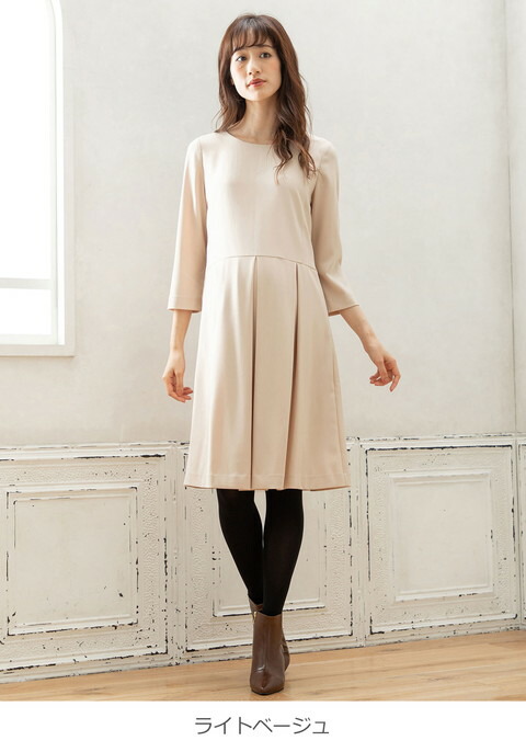 授乳服 マタニティワンピース 授乳口付 七分袖タックワンピース産前 産後 授乳服 お宮参り 結婚式 授乳 ワンピース フォーマル 妊婦服 マタニティー マタニティ ワンピース 秋 冬 秋冬 Mavipconstrutora Com Br