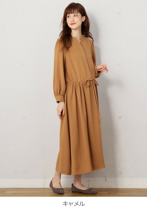 楽天市場 マタニティ ワンピース 授乳しやすい ウエストギャザーフレアワンピース 産前 産後 授乳服 妊婦服 マタニティー マタニティワンピース マタニティ授乳服ベビー Angeliebe