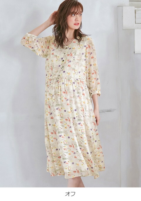 楽天市場 10 Offクーポン対象 マタニティ ワンピース 授乳しやすい 花柄シフォンワンピース 産前 産後 妊婦服 マタニティー マタニティワンピース 秋 春 春夏 大きいサイズ レディース マタニティ授乳服ベビー Angeliebe