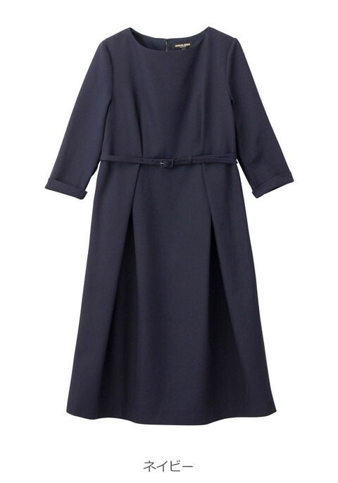 【マタニティワンピース】【授乳口付】タックベルテッドワンピース【産前産後授乳服妊婦服マタニティーマタニティワンピースmaternityonepiece】