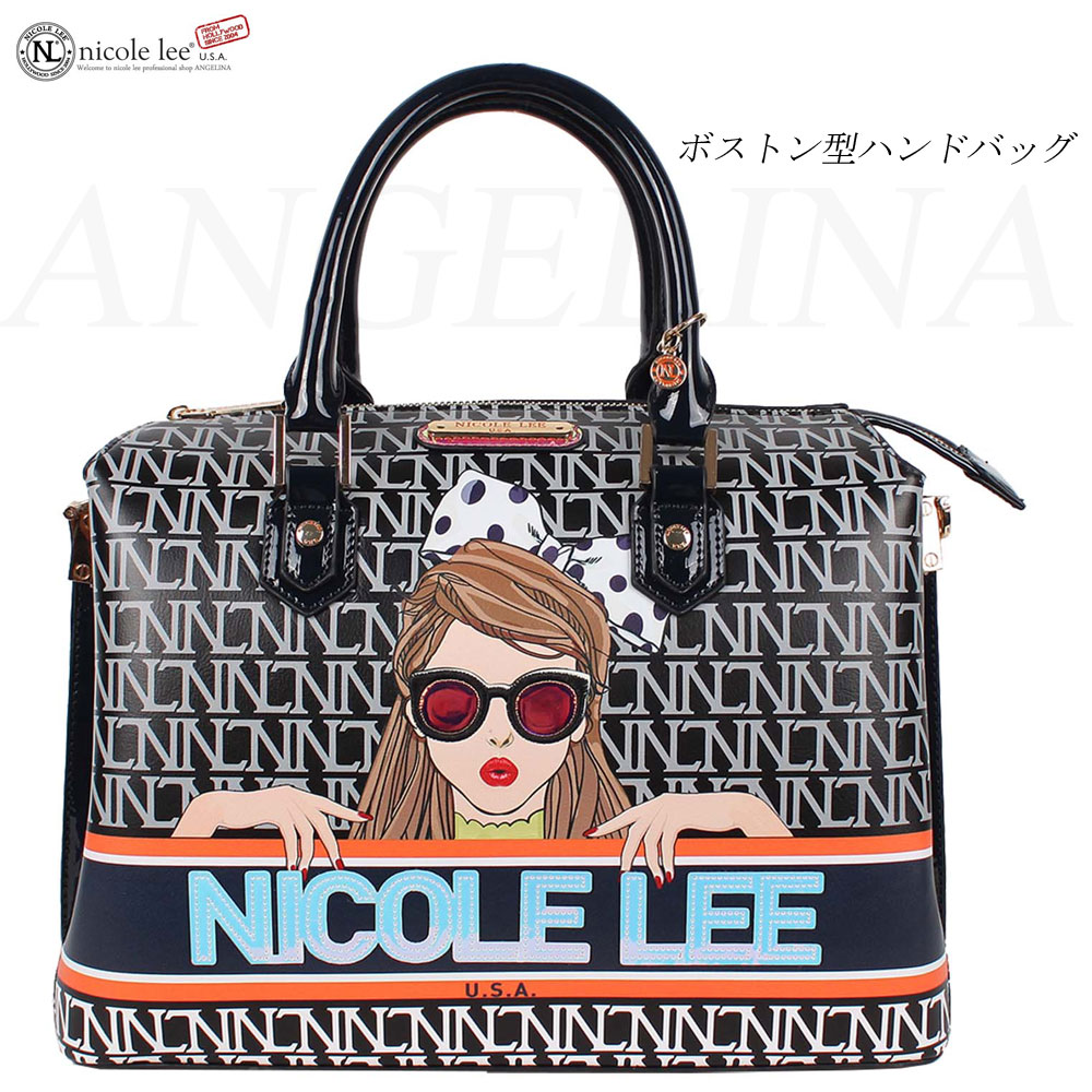 19ss新作 数量限定 Nicole Lee ハンドバッグ ニコールリー バッグ Swh Seemysweetheart Nlモノグラム柄 ガール ミニボストン 大容量 ハンドバッグ ショルダー レザー レディース バッグ 底鋲 大きめ 人気 おしゃれ ママ ブランド バック 30代 40代 代 アニメ