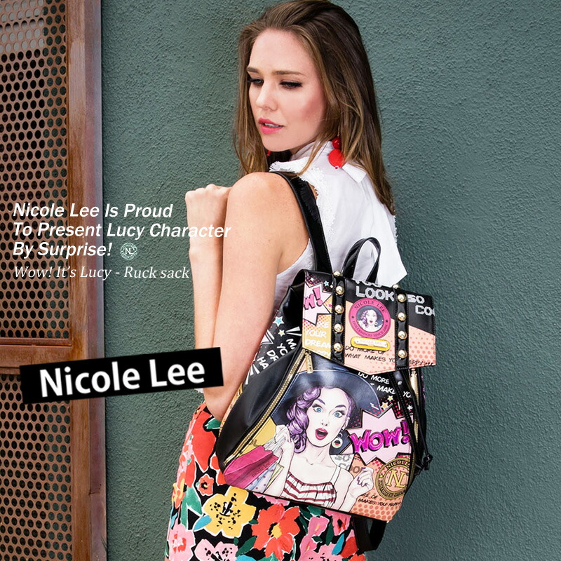 19 Lee Luci Nicole It S ニコールリー Wow リュック 18 おしゃれ Lucy レディース 大容量 30代 40代 50代 代 おしゃれ ママ 通勤 通学 大きめ 人気 ブランド インスタ 底鋲 Nicolelee ニコルリー 小さめ アニメ コミック Angelina